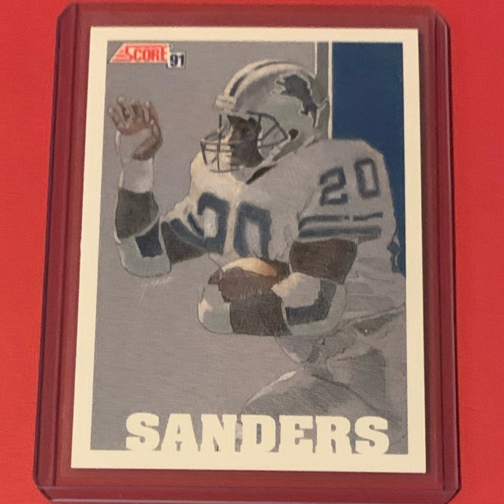 Barry Sanders #637 [Team MVP] 1991 Score Football Trading Card